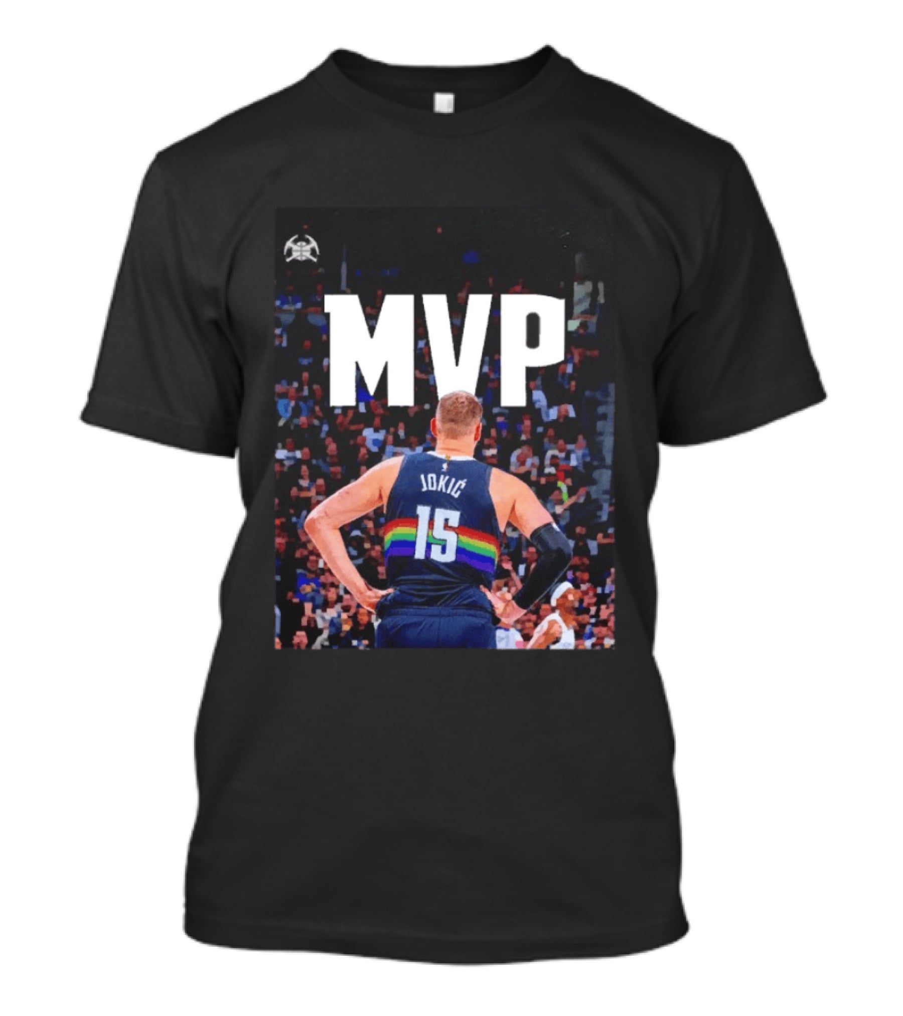 MVP Nikola Jokić 15 Denver Nuggets Basketball T-Shirt
