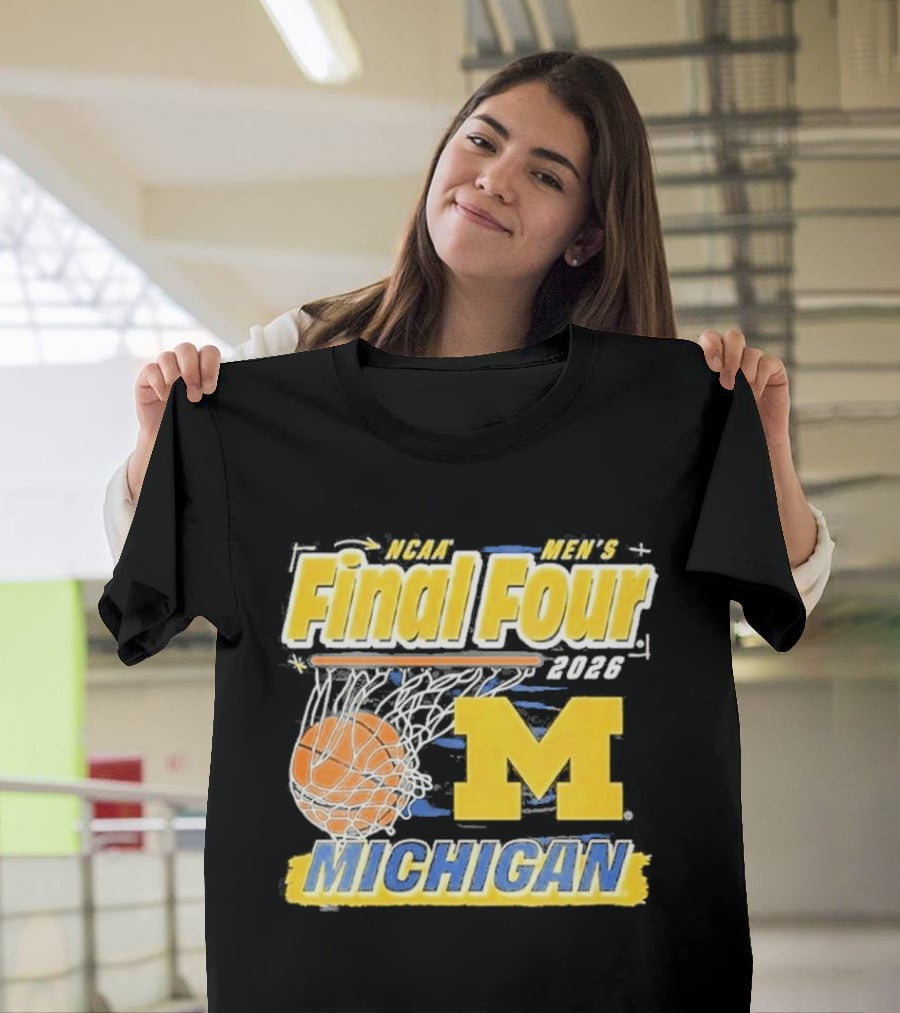 NCAA Men's Final Four 2026 Michigan Basketball M T-Shirt