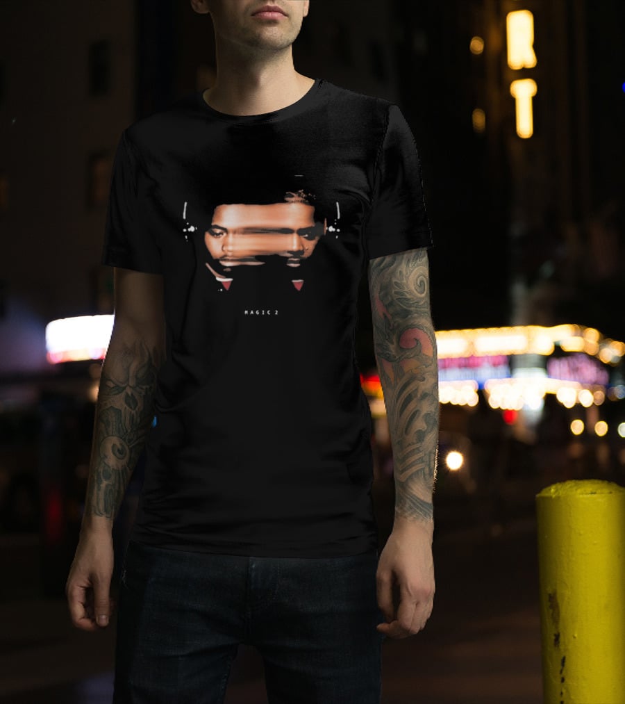 Nasir Jones Nas Magic 2 Album Distorted Face T-Shirt
