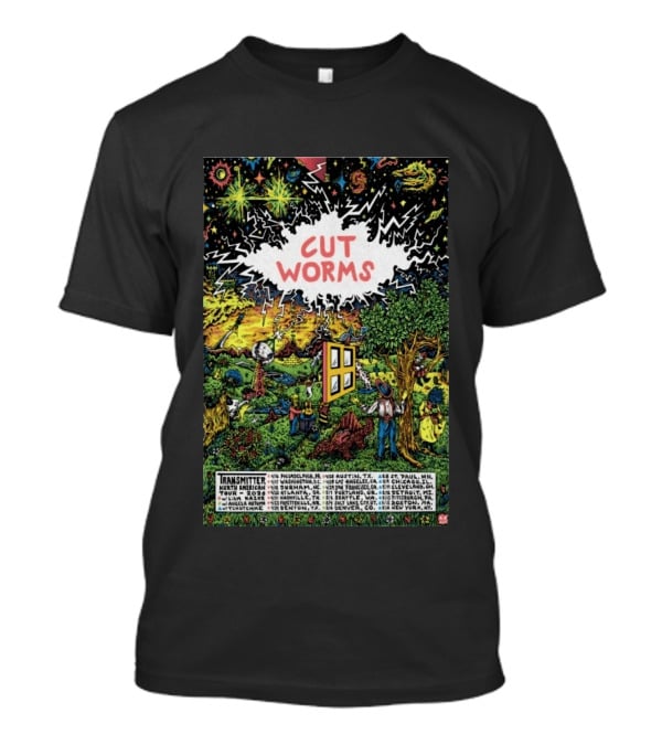 Cut Worms Transmitter North American 2026 Tour Philadelphia Austin Los Angeles New York T-Shirt
