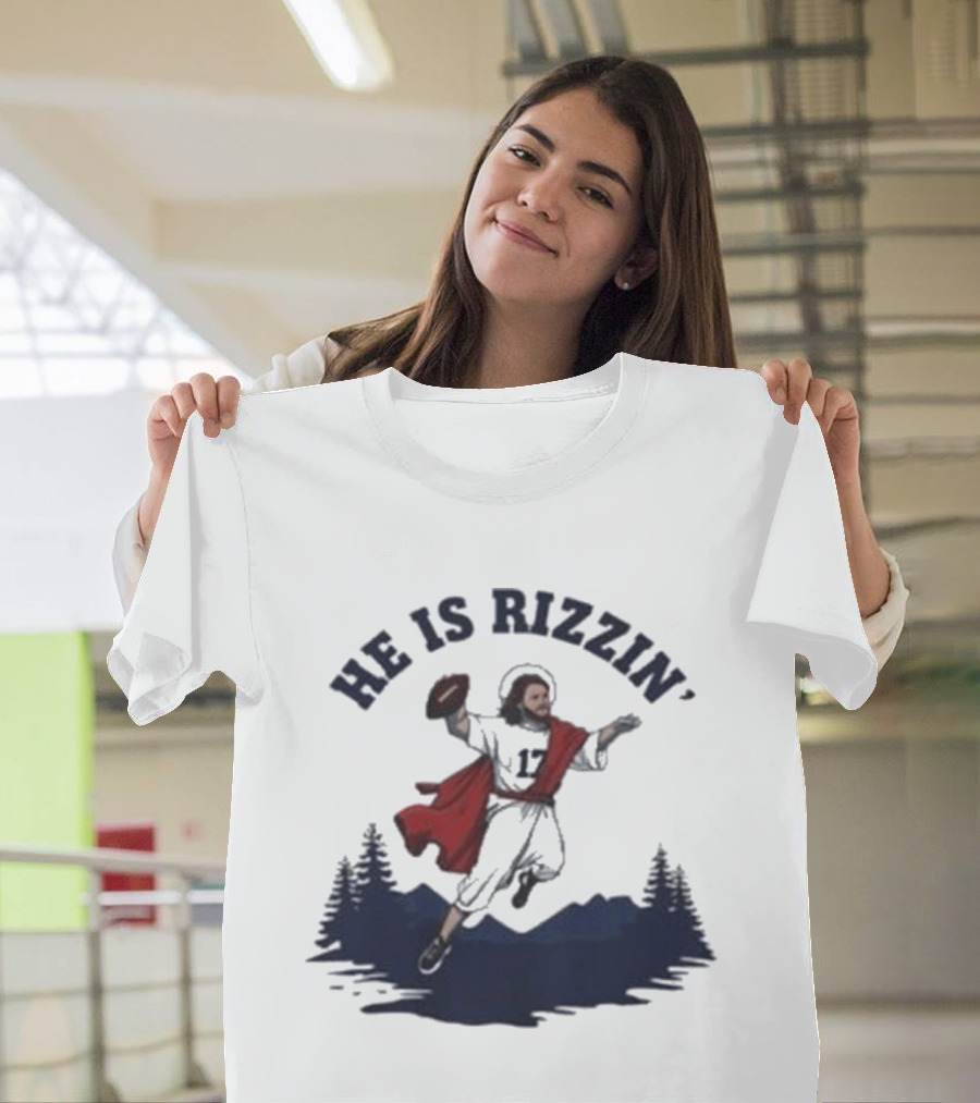 Buffalo Bills He Is Rizzin' Josh Allen Football T-Shirt