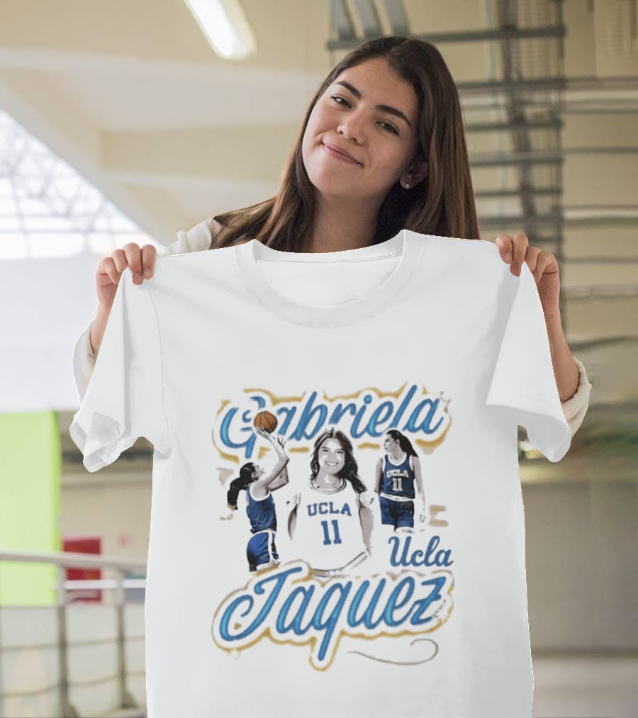 Gabriela Jaquez UCLA Bruins 11 Illustrated Basketball Player Youth Fashion T-Shirt