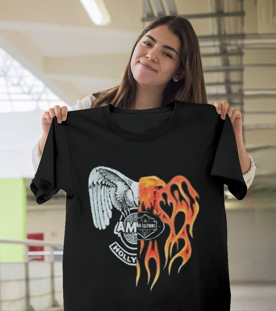 Louis Tomlinson HDWGH Tour Prague Amiri Spliced Angel Flames 2026 T-Shirt
