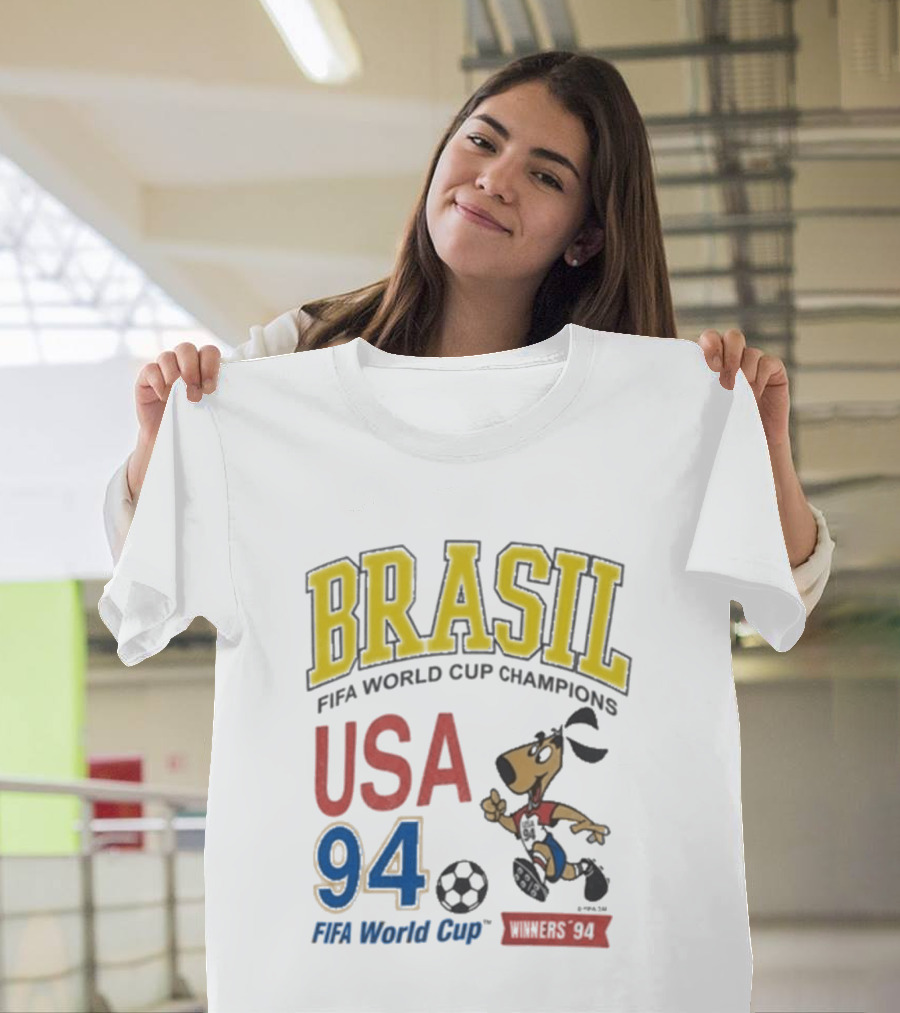 BRAZIL FIFA World Cup Champions USA 94 T-Shirt