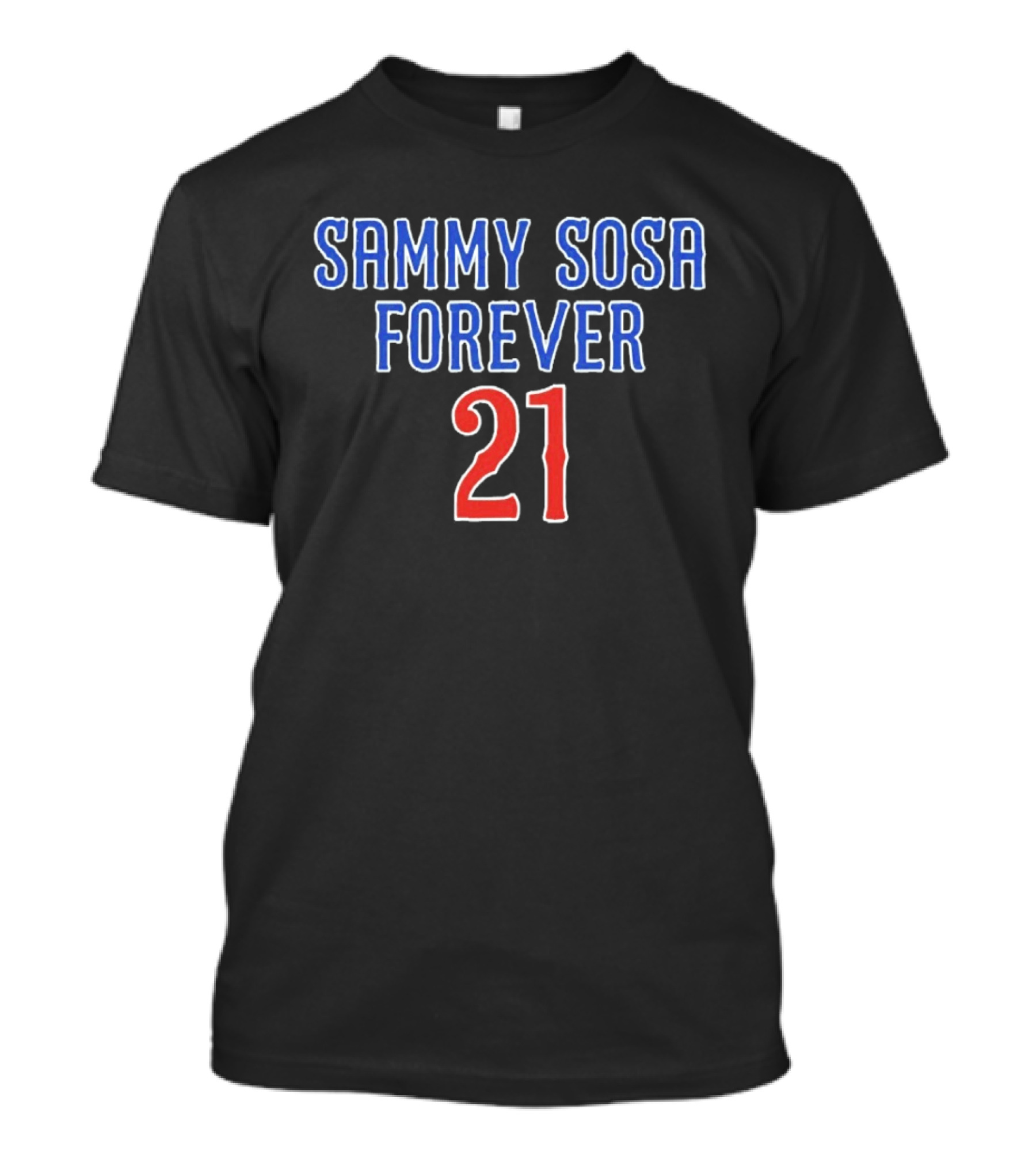 Sammy Sosa Forever 21 Cubs Red Licensed T-Shirt