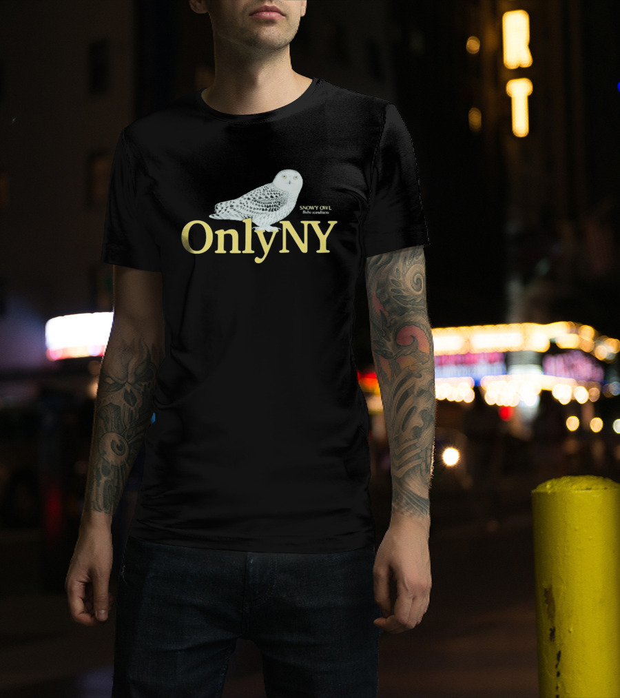 Only NY Snowy Owl Wild Manhattan T-Shirt