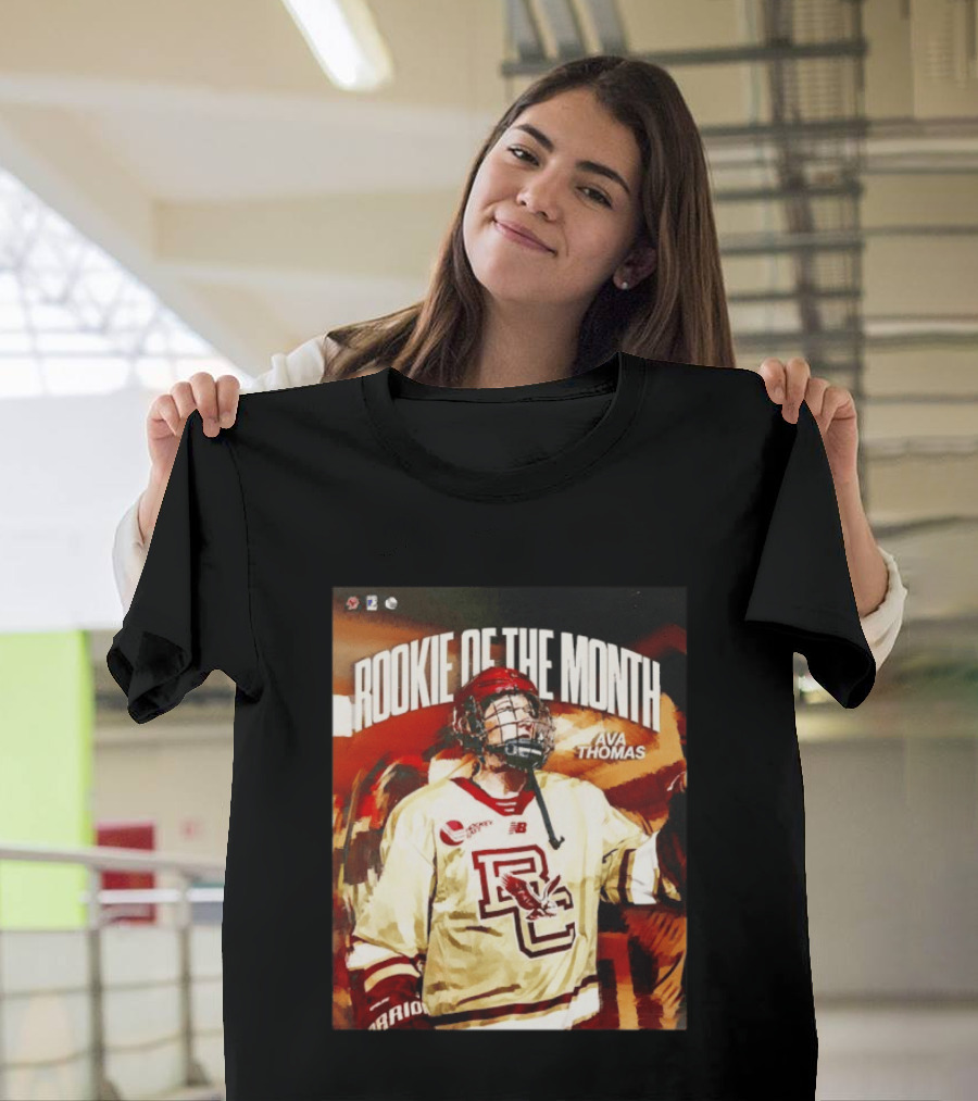 Rookie Of The Month Ava Thomas Boston College Hockey T-Shirt