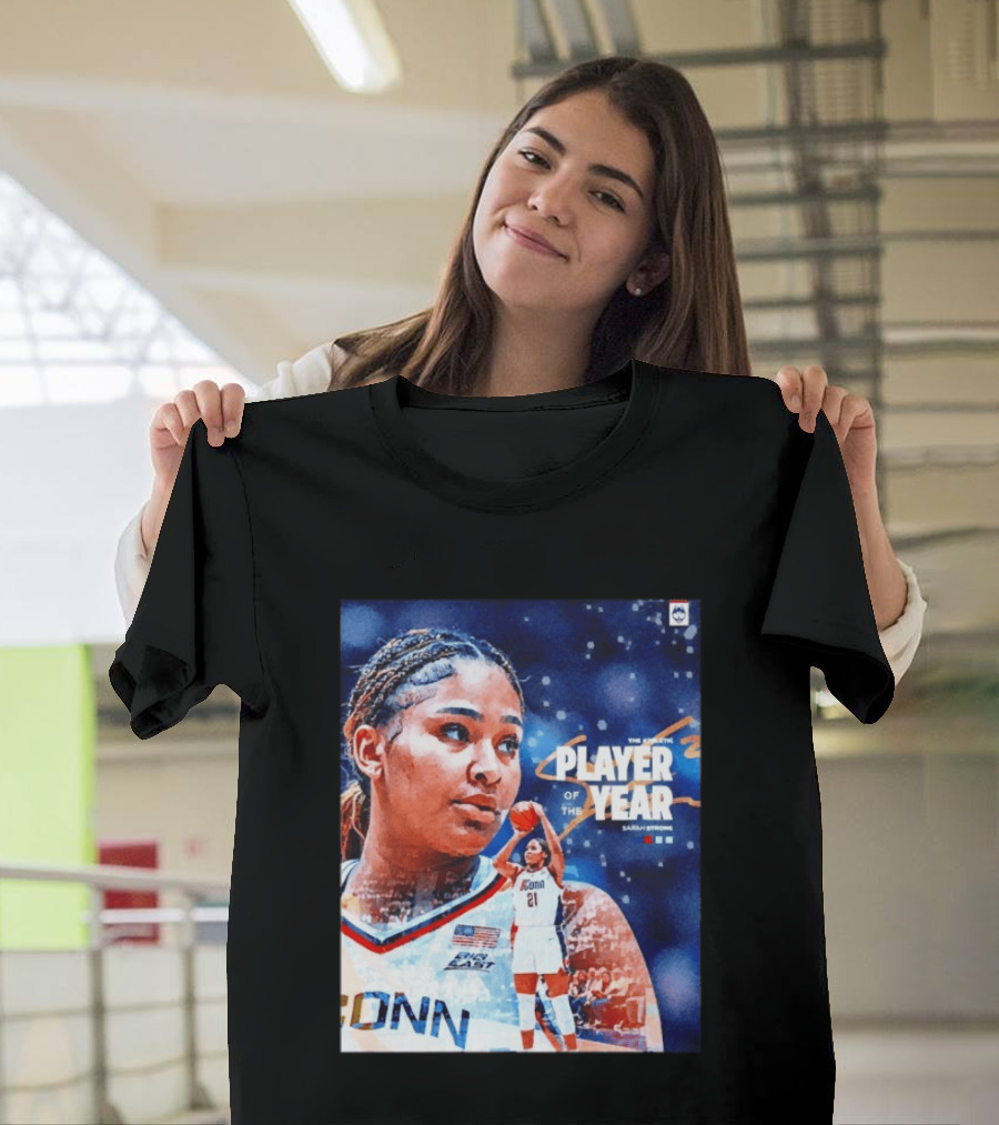 UConn Huskies The Athletic Player Of The Year Sarah Strong T-Shirt