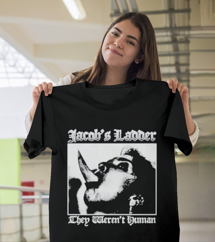 Jacob's Ladder 1990 Cult They Weren't Human Face Montage T-Shirt