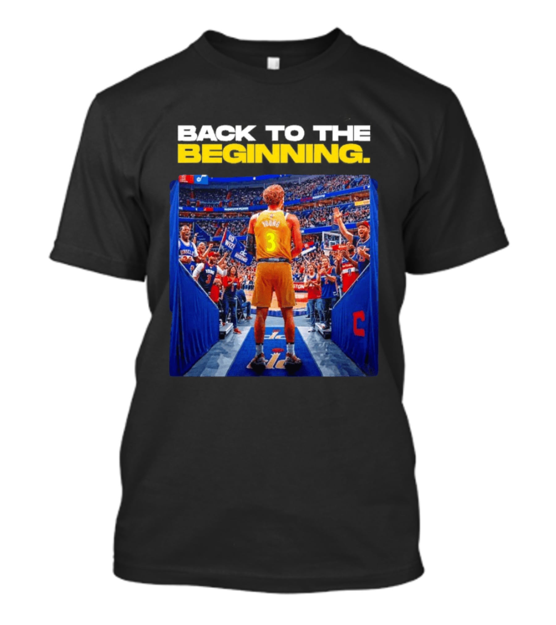 Back To The Beginning Trae Young Washington Wizards Fan Celebration T-Shirt