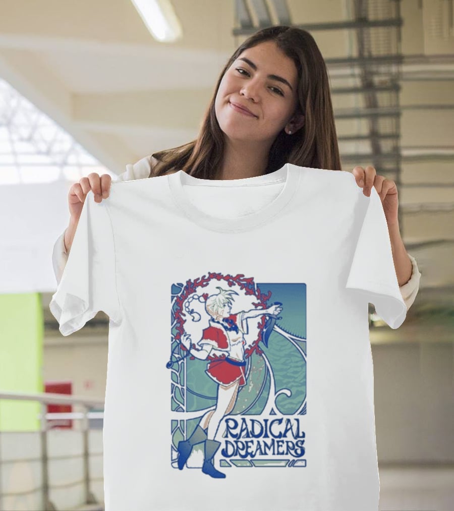 Radical Dreamers Frost Fatales 2026 Anime Girl Art Nouveau T-Shirt