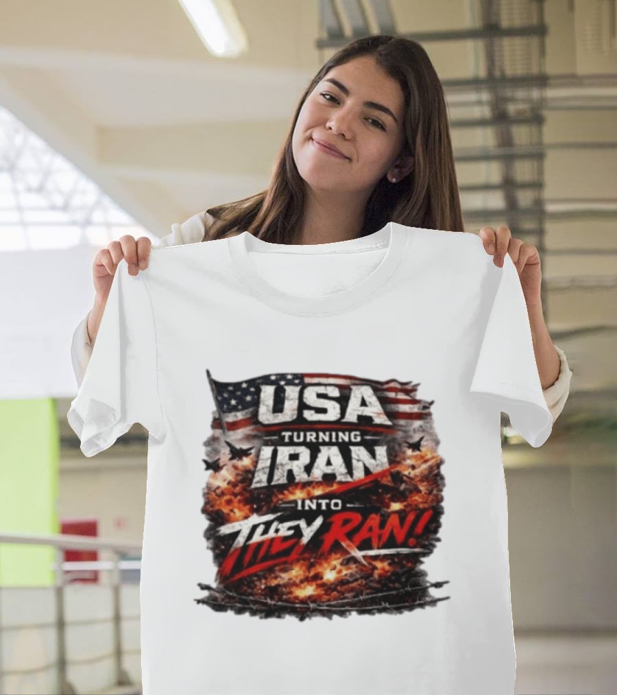 USA Turning Iran Into They Ran T-Shirt