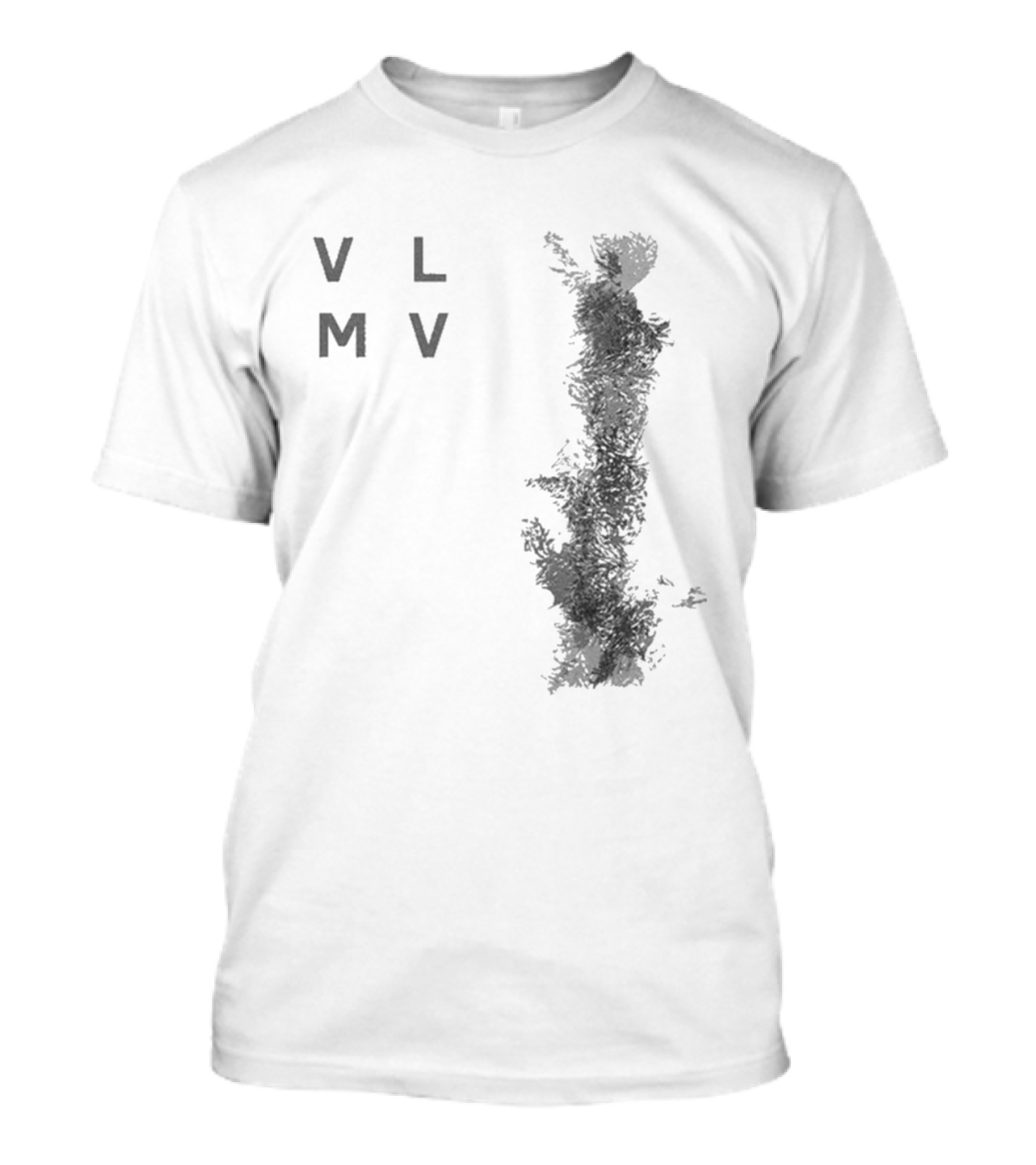 Vlmv There Will Come Soft Rains Abstract Monochrome T-Shirt