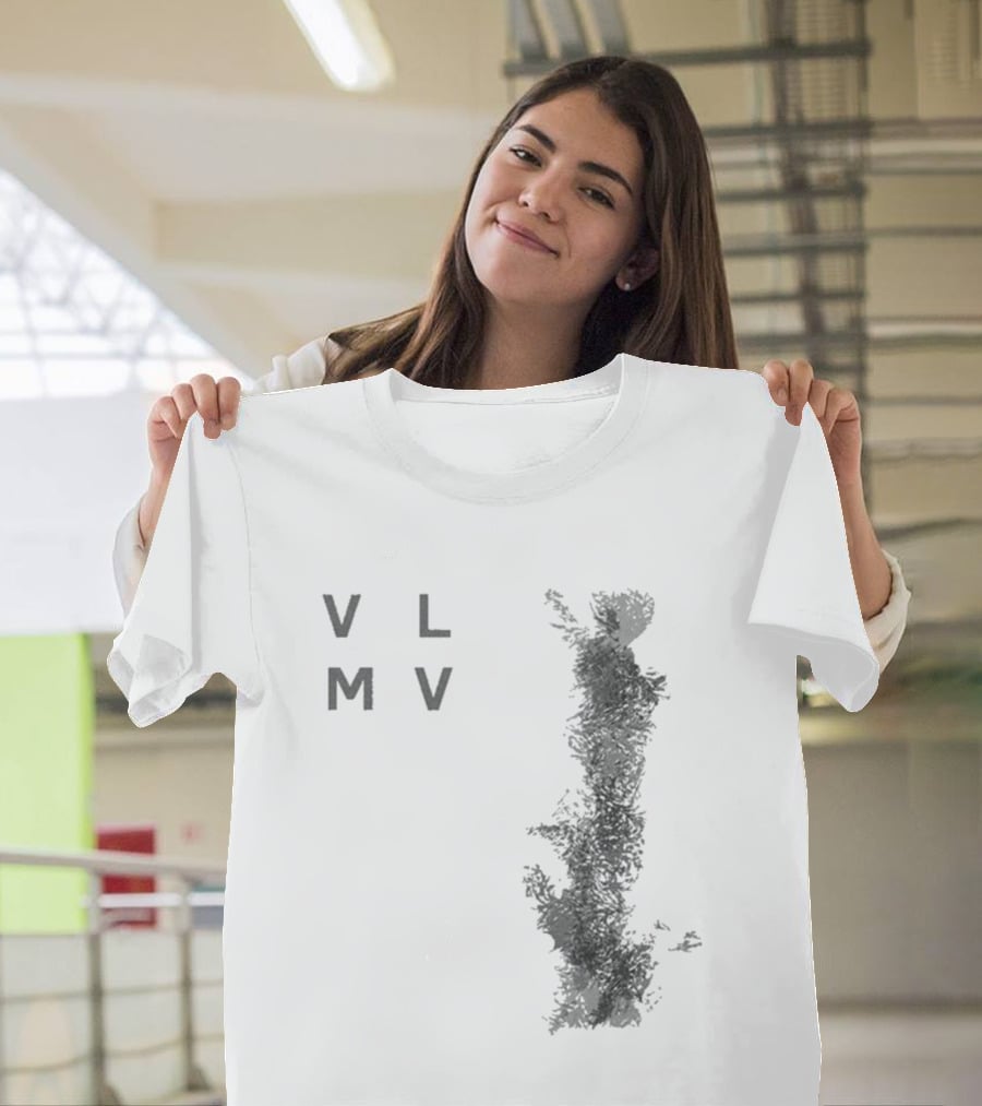 Vlmv There Will Come Soft Rains Abstract Monochrome T-Shirt