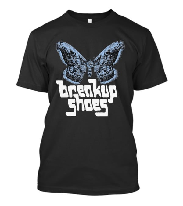 Breakup Shoes Blue Black Moth T-Shirt