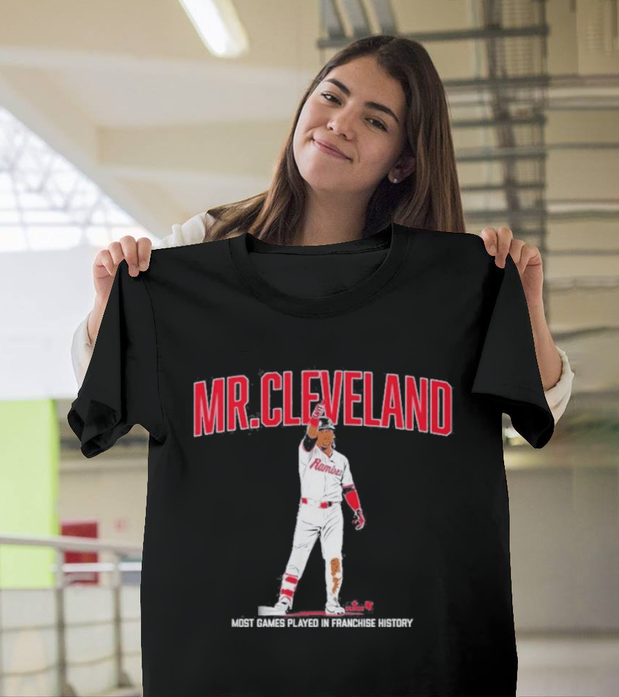 Mr. Cleveland Baseball Icon Jose Ramirez Cleveland Guardians Fan Favorite T-Shirt