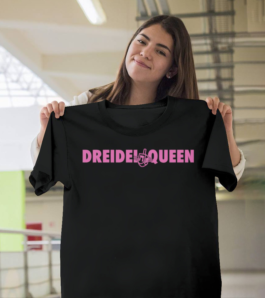 Blp Kosher Dreidel Queen Hanukkah Celebration Spinner T-Shirt