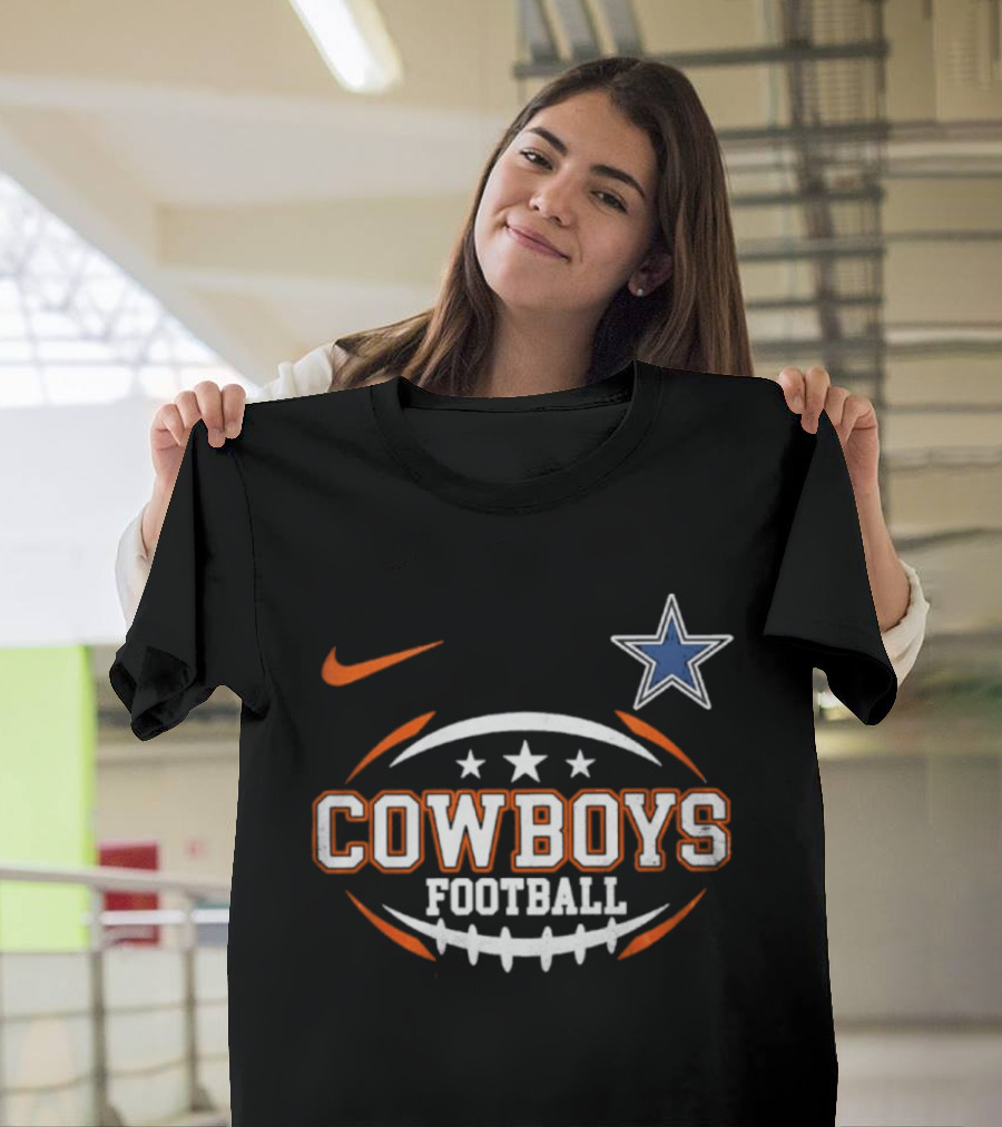 Cowboys Football Nike Star Logo Sports T-Shirt
