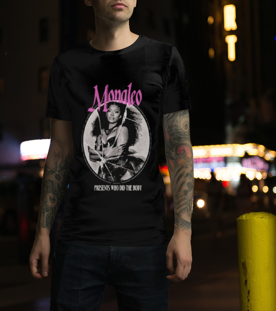 Monaleo Mirror Presents Who Did The Body Tour 2026 T-Shirt