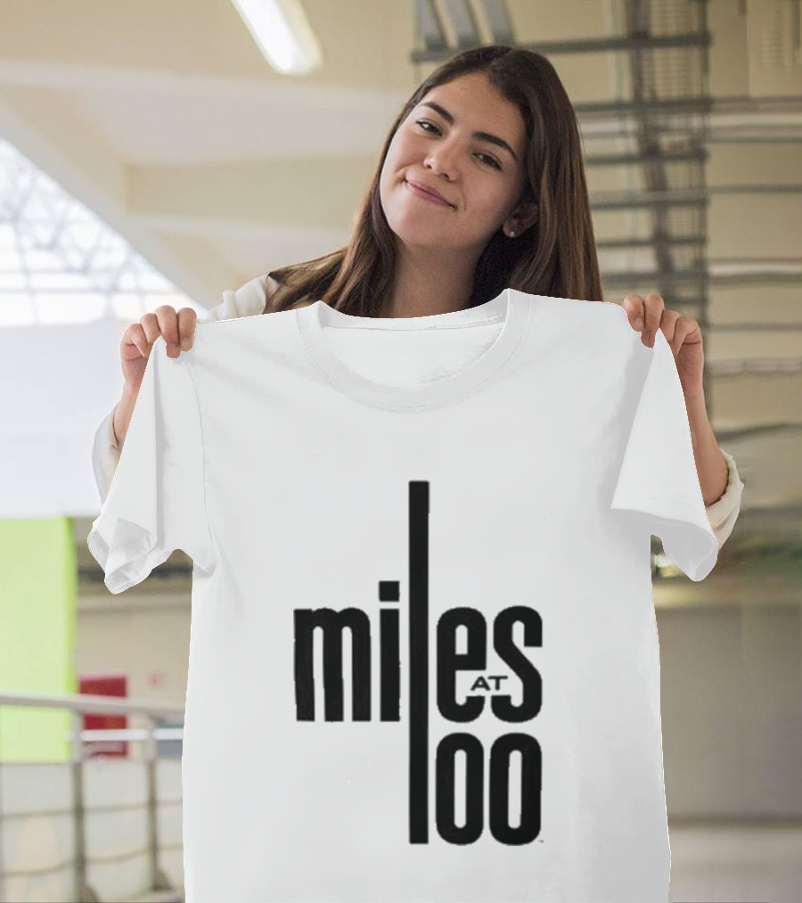Miles Davis Miles at 100 Black T-Shirt