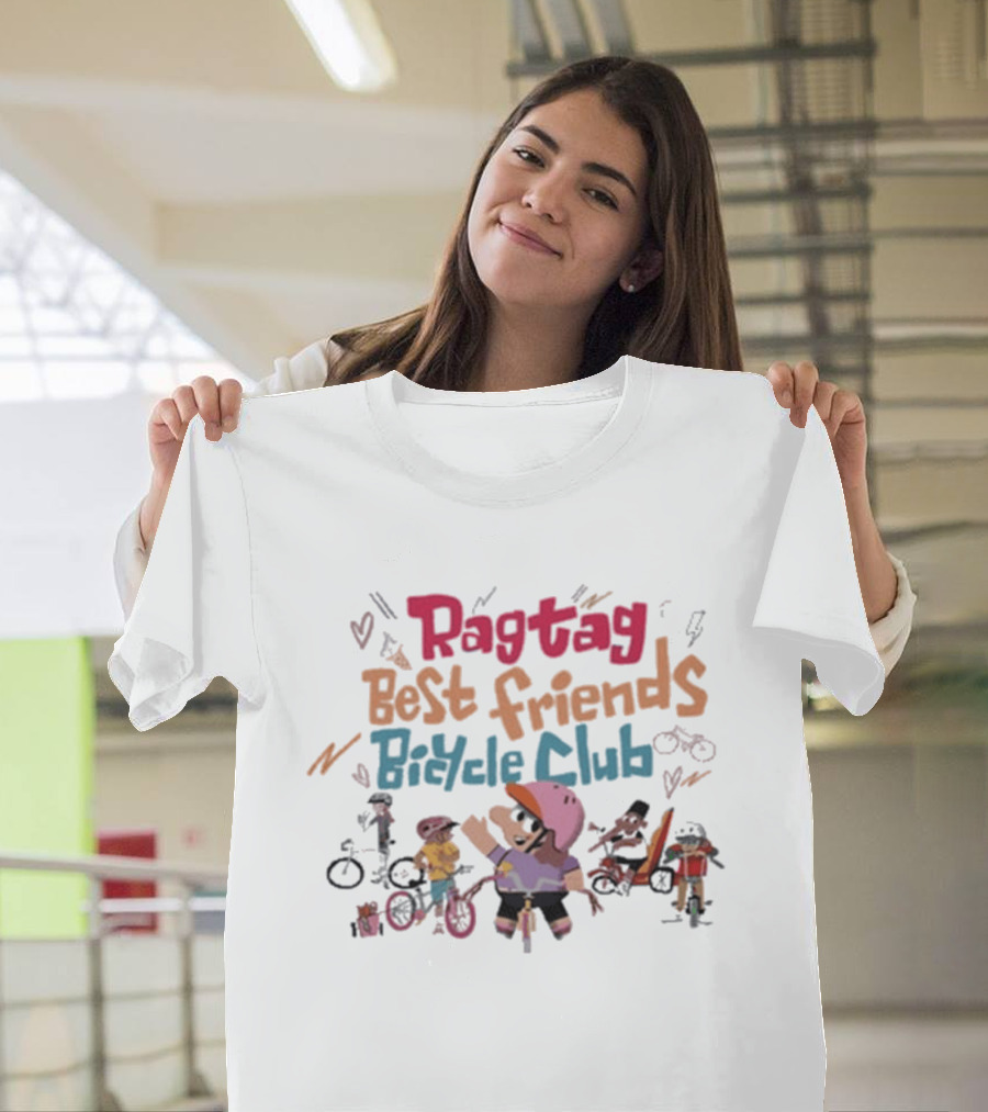 Ragtag Best Friends Bicycle Club Fun T-Shirt