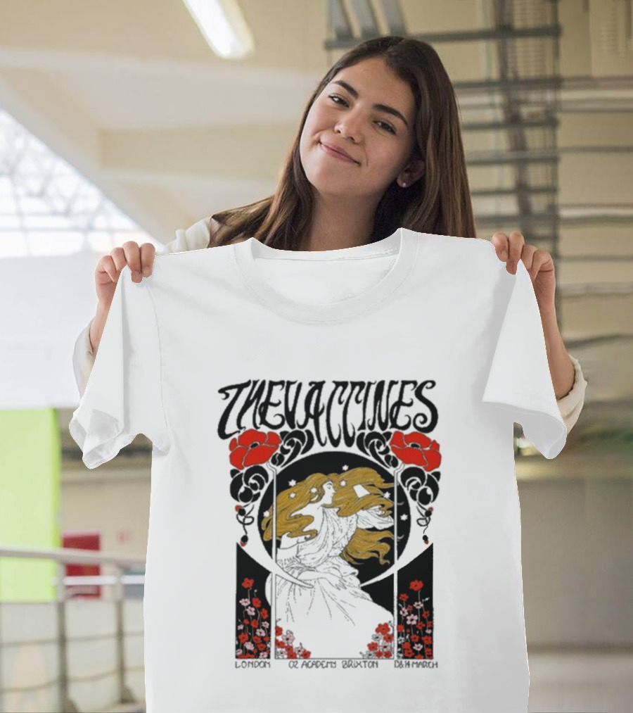 The Vaccines March 13 2026 London Alphonse Mucha T-Shirt