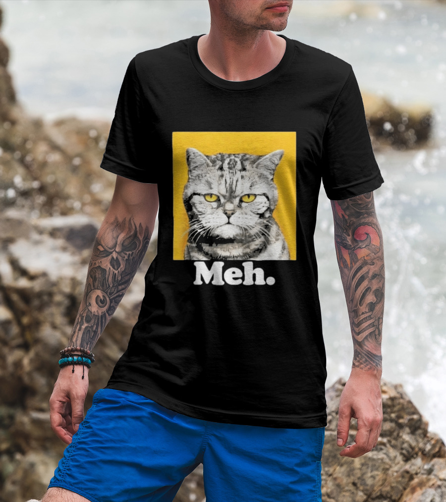 90 Day The Single Life Meh Cat T-Shirt