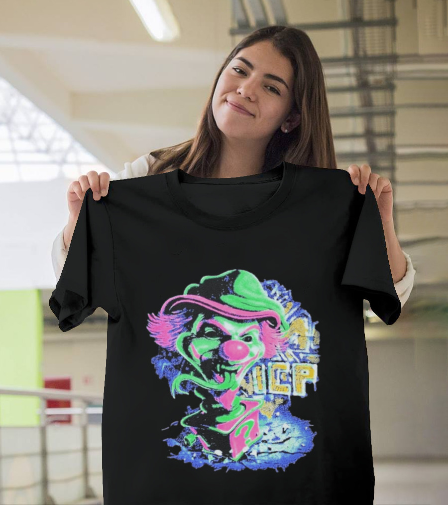 Insane Clown Posse ICP Jack In The Riddle Box Psychedelic Clown T-Shirt