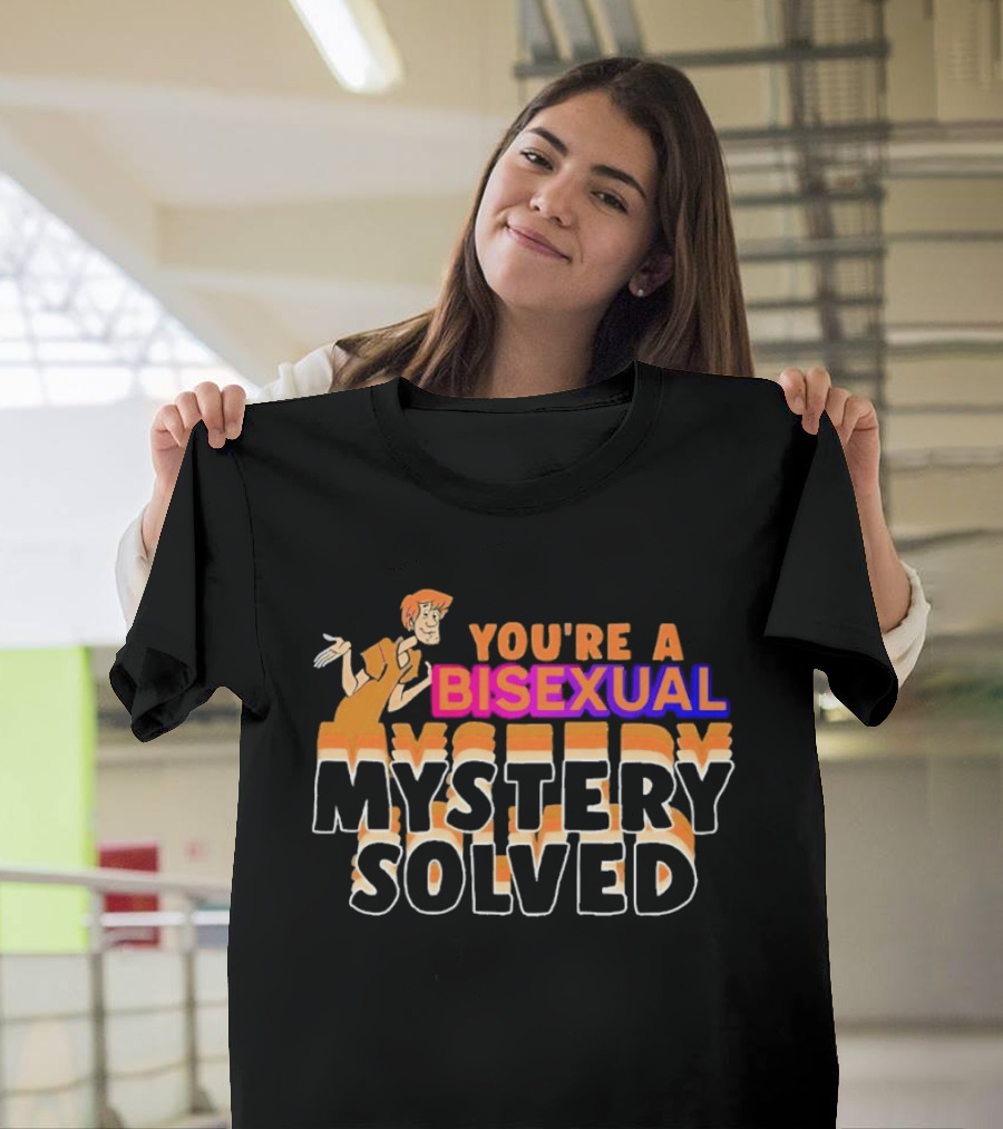 Shaggy Scooby Doo You're A Bisexual Mystery Solved T-Shirt