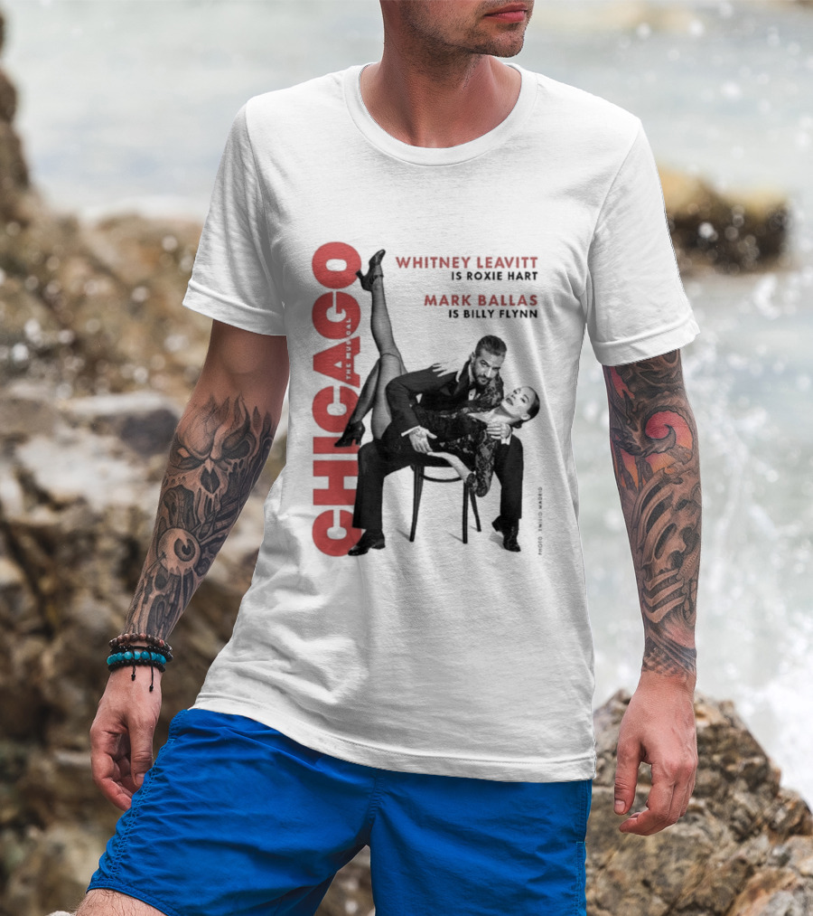 Chicago Whitney Leavitt Roxie Hart Mark Ballas Billy Flynn Emilio Madrid Photo T-Shirt