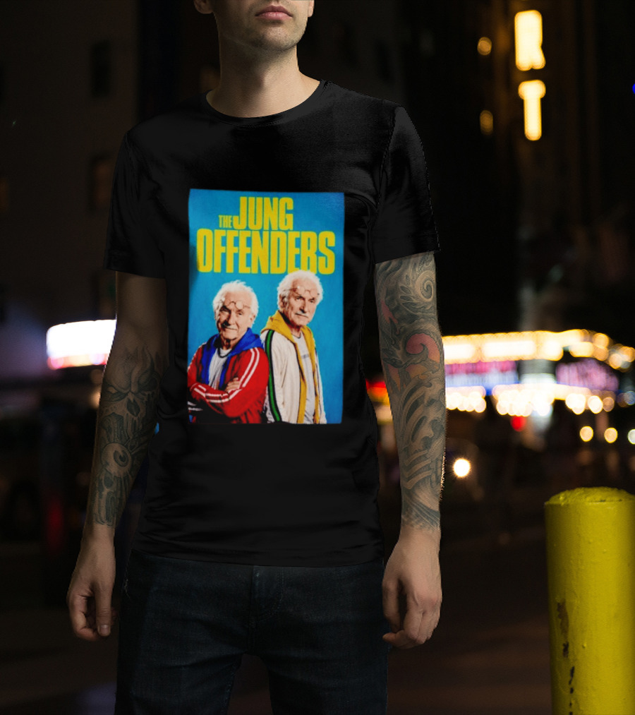 The Jung Offenders Comedy Duo Vintage Look T-Shirt
