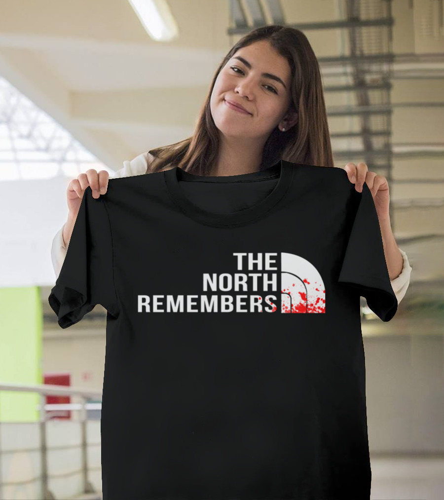 The North Remembers GOT Blood Splatter T-Shirt