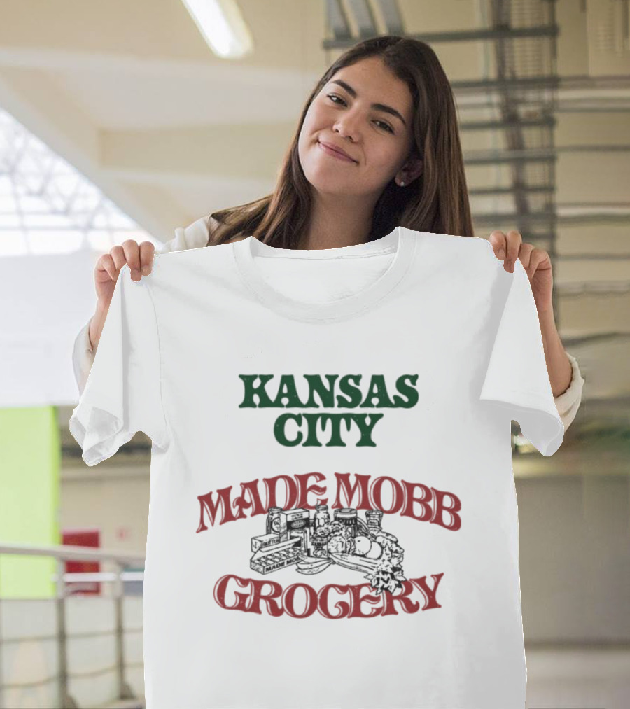 Kansas City Made Mobb Grocery 221 SW Blvd T-Shirt
