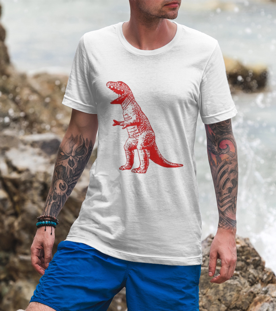 Red Rex Dinosaur Sheldon Cooper Bazinga T-Shirt