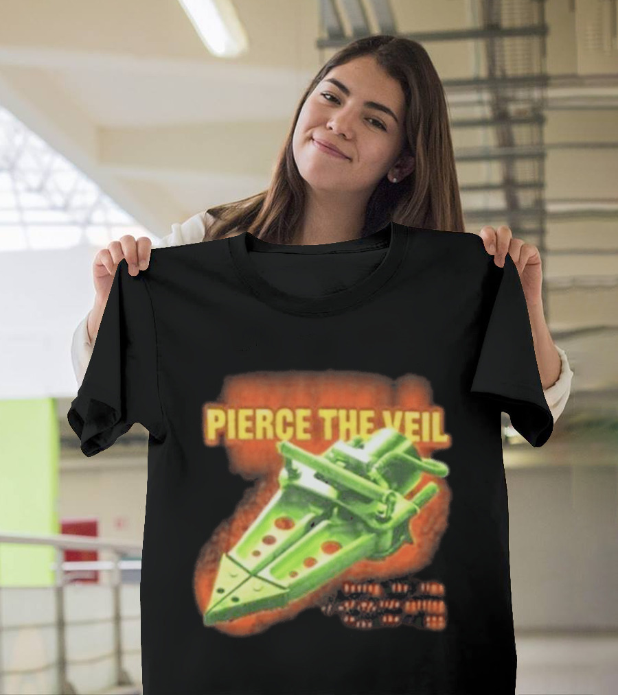 Pierce The Veil Jaws Movie Art Cover T-Shirt
