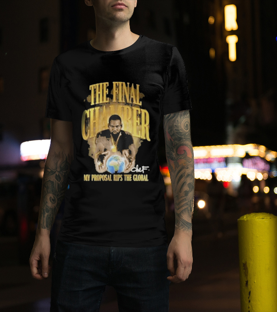 Raekwon The Final Chamber My Proposal Rips The Global Chef T-Shirt