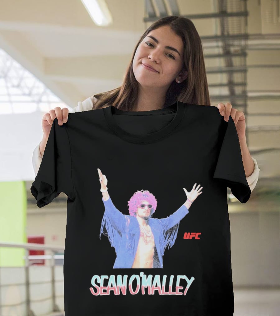 Wacko Maria UFC Sean O'Malley Pink Hair Fringe Jacket T-Shirt