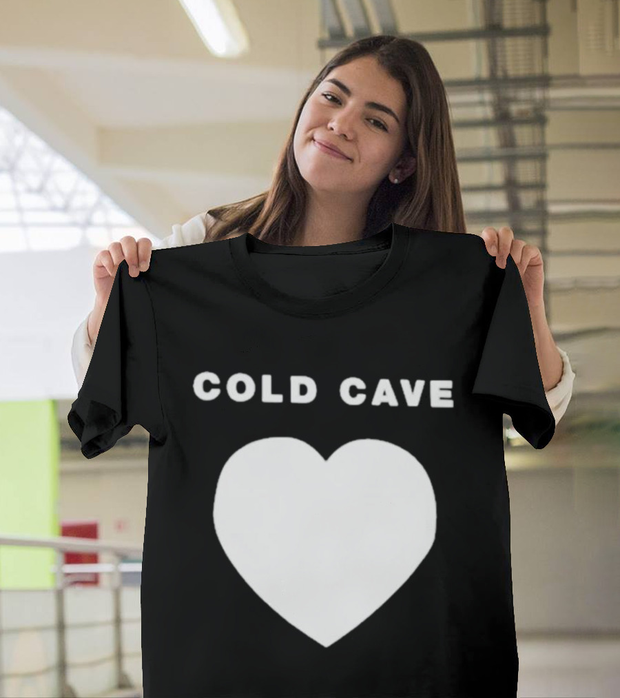 Heartworm Press Cold Cave White Heart T-Shirt