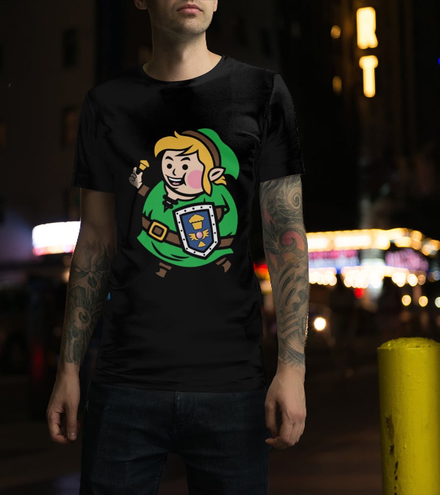 Johnny Cupcakes Legend Big Kid Green Outfit Shield Cupcake Hero T-Shirt