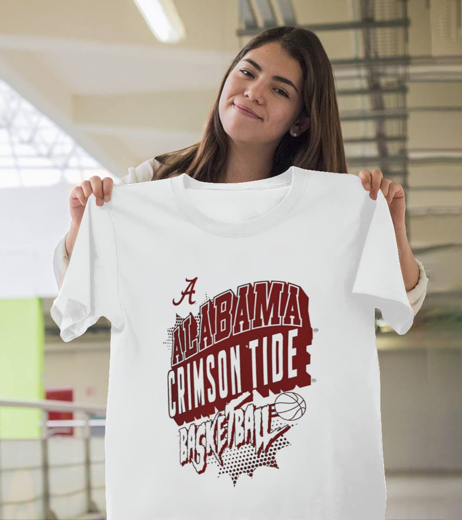 Alabama Crimson Tide Basketball NCAA Team Sports Fan T-Shirt