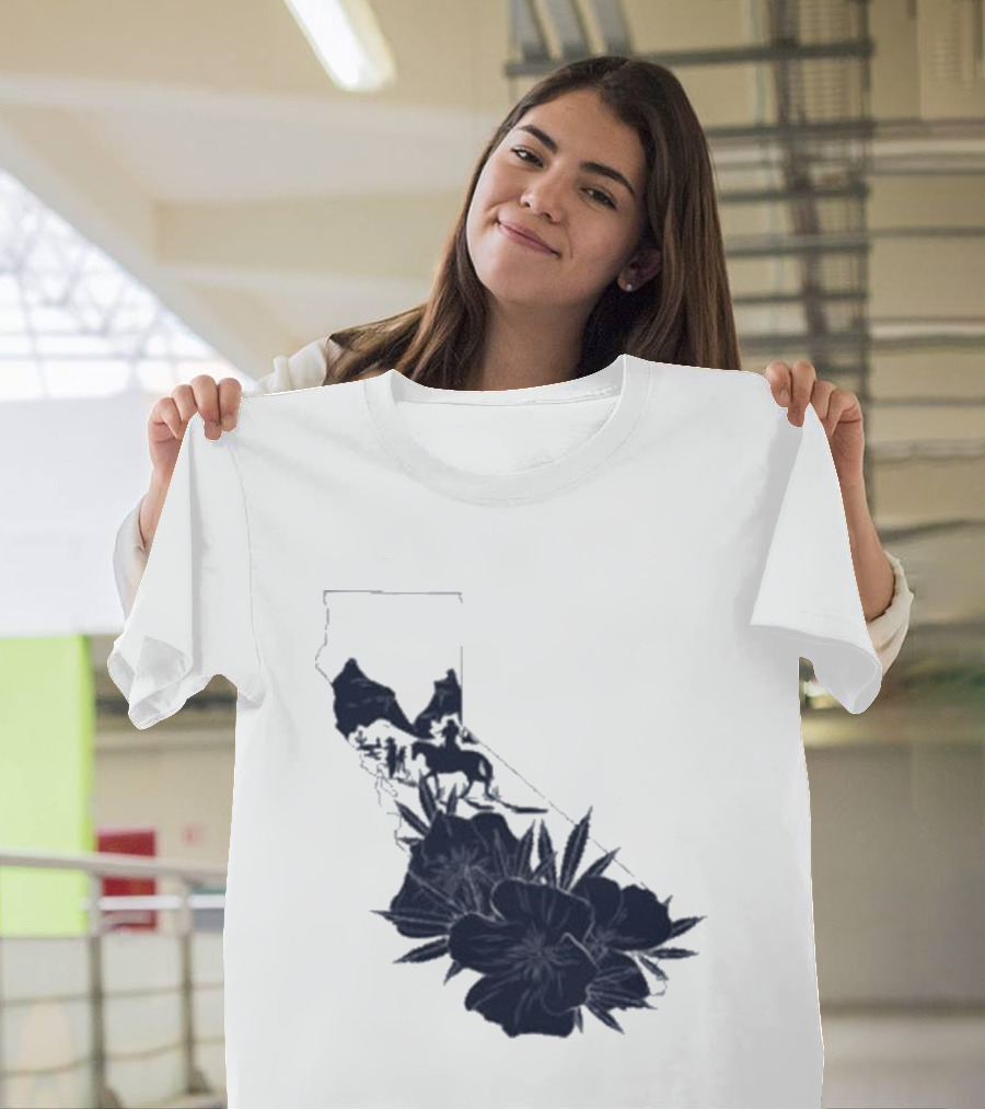 Crooks & Castles Califas California Script Floral T-Shirt