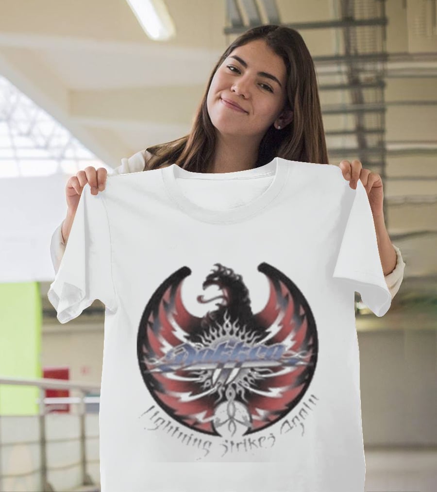 Rhino Lightning Strikes Again With Red And Black Phoenix Wings T-Shirt