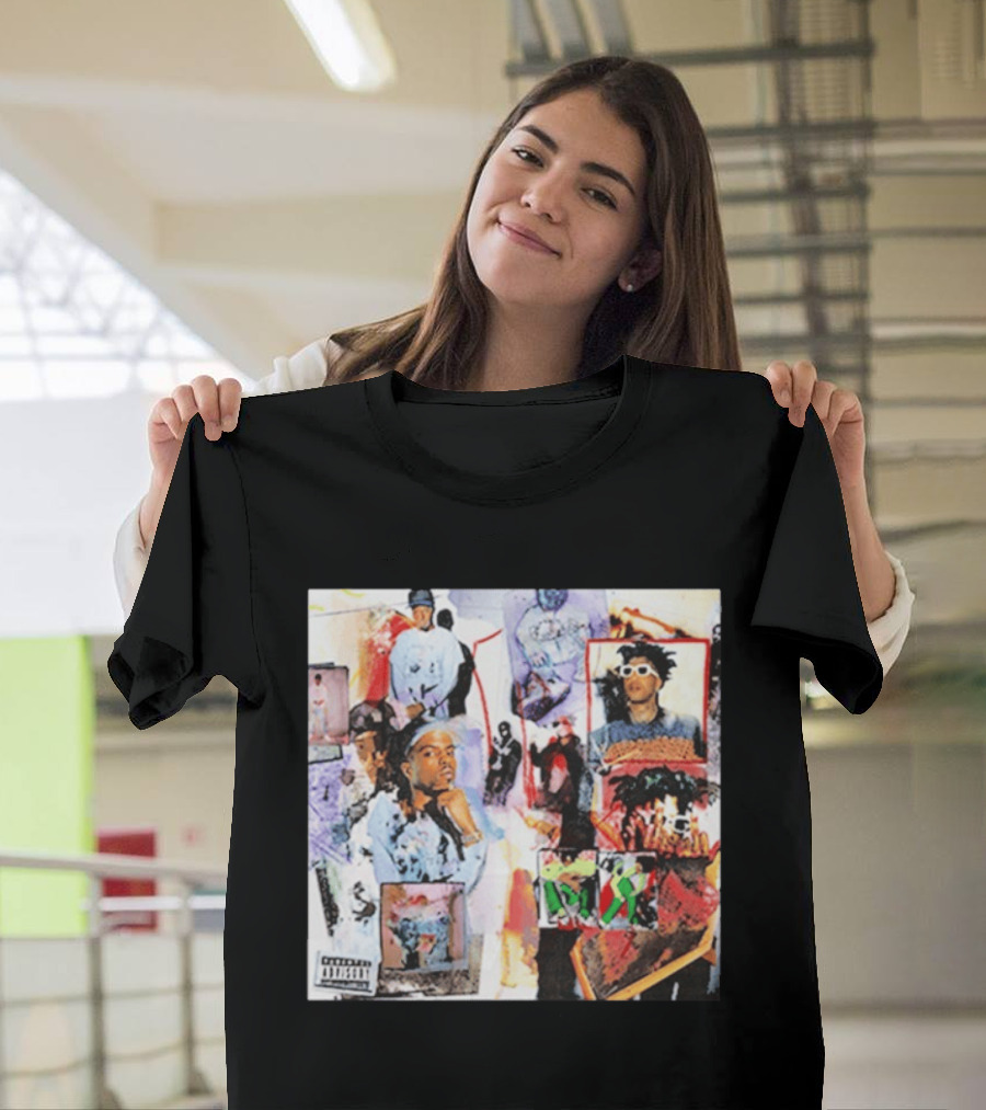 Pi'erre Bourne YO!88 Collage Explicit Content Vintage Style Photo Montage T-Shirt