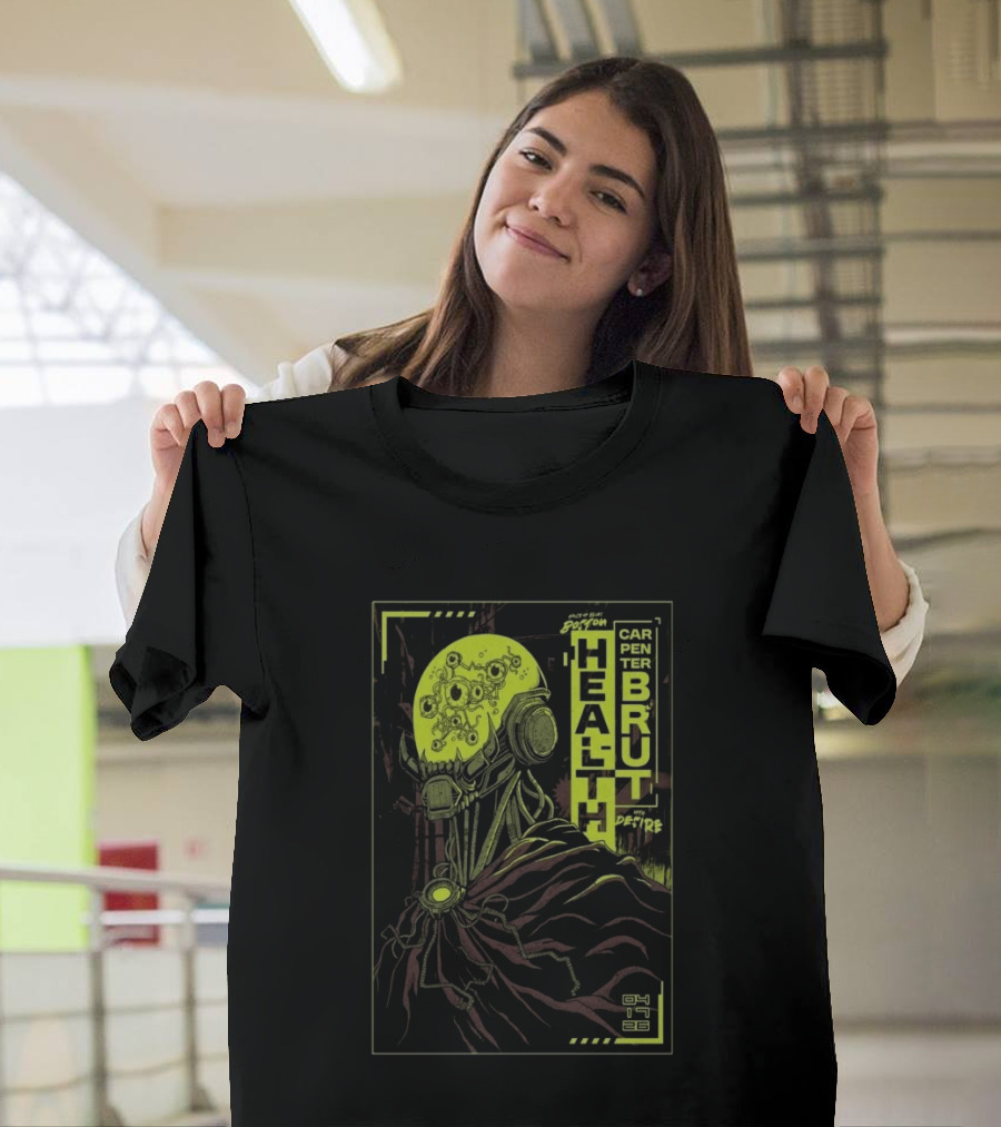 Health and Carpenter Brut Concert Boston 04.17.2026 with Desire T-Shirt