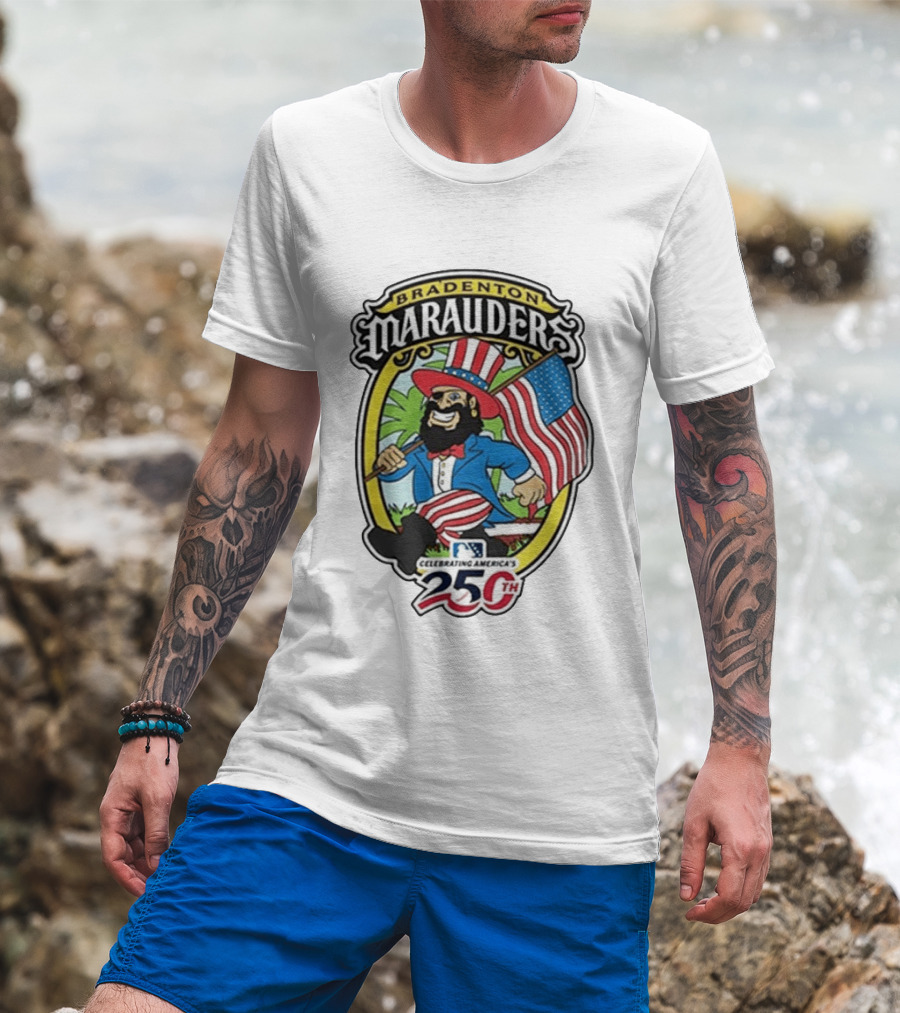 Bradenton Marauders Celebrating America's 250th Independence Day 2026 T-Shirt
