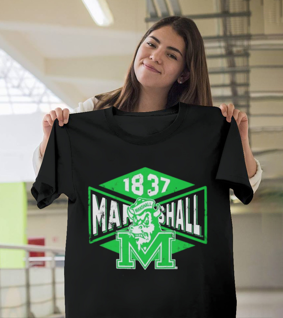 Marshall Thundering Herd 1837 Vintage Retro Team Spirit T-Shirt