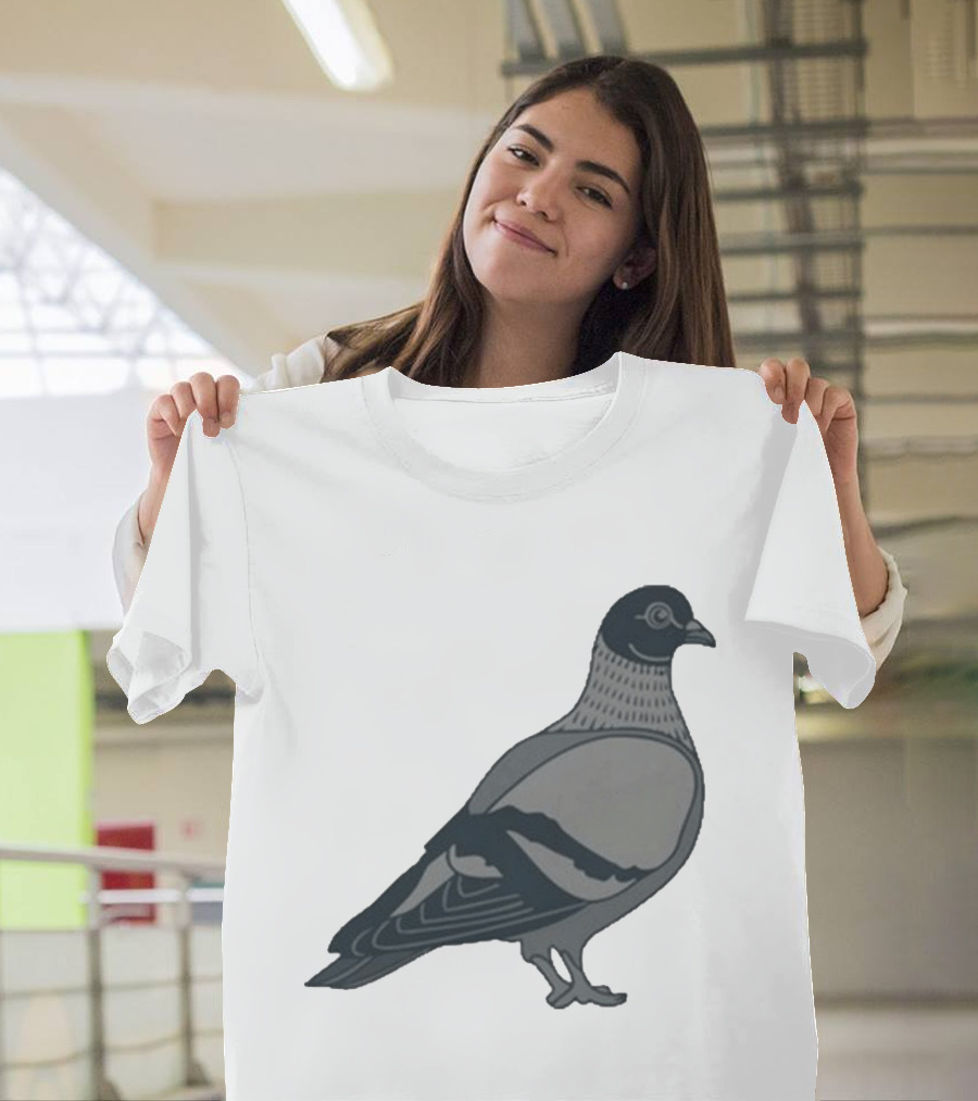 Pigeon Heavyweight Streetwear Symbolic T-Shirt