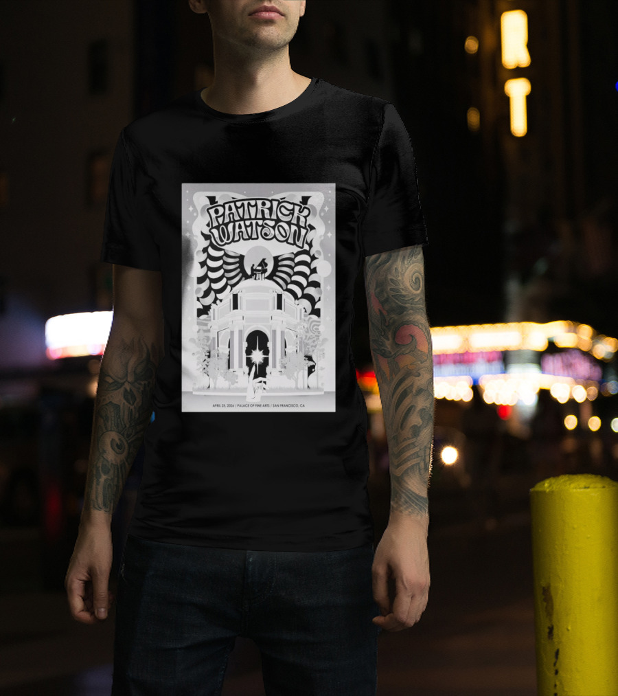 Patrick Watson April 25 2026 Palace Of Fine Arts San Francisco CA T-Shirt