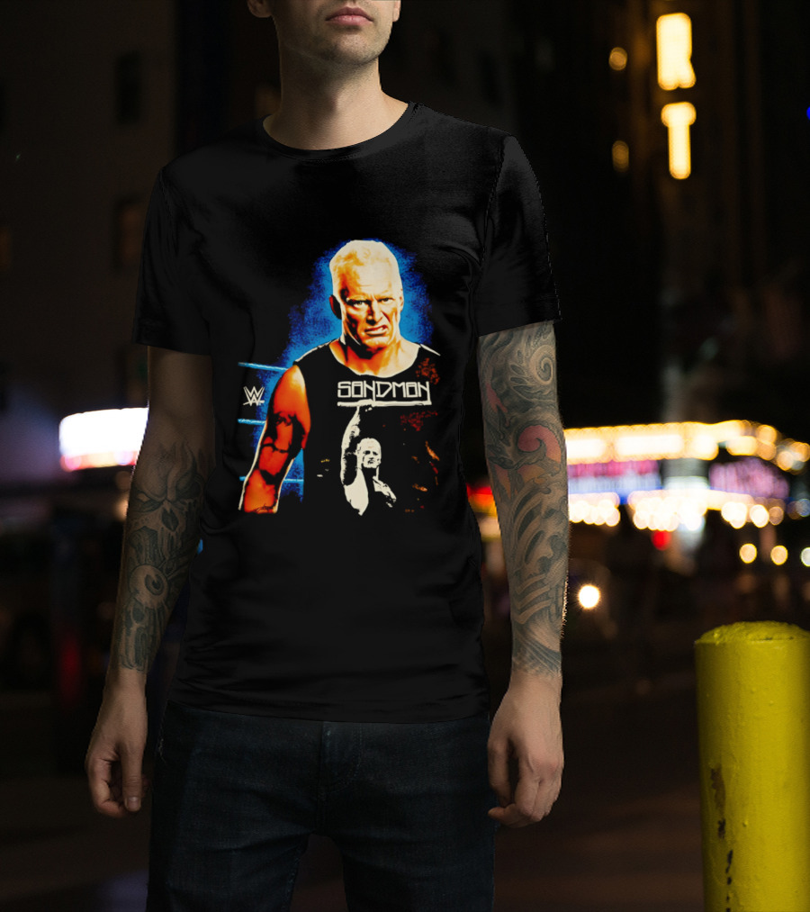 Wrestling Icon Sandman WWE Hardcore Legend T-Shirt