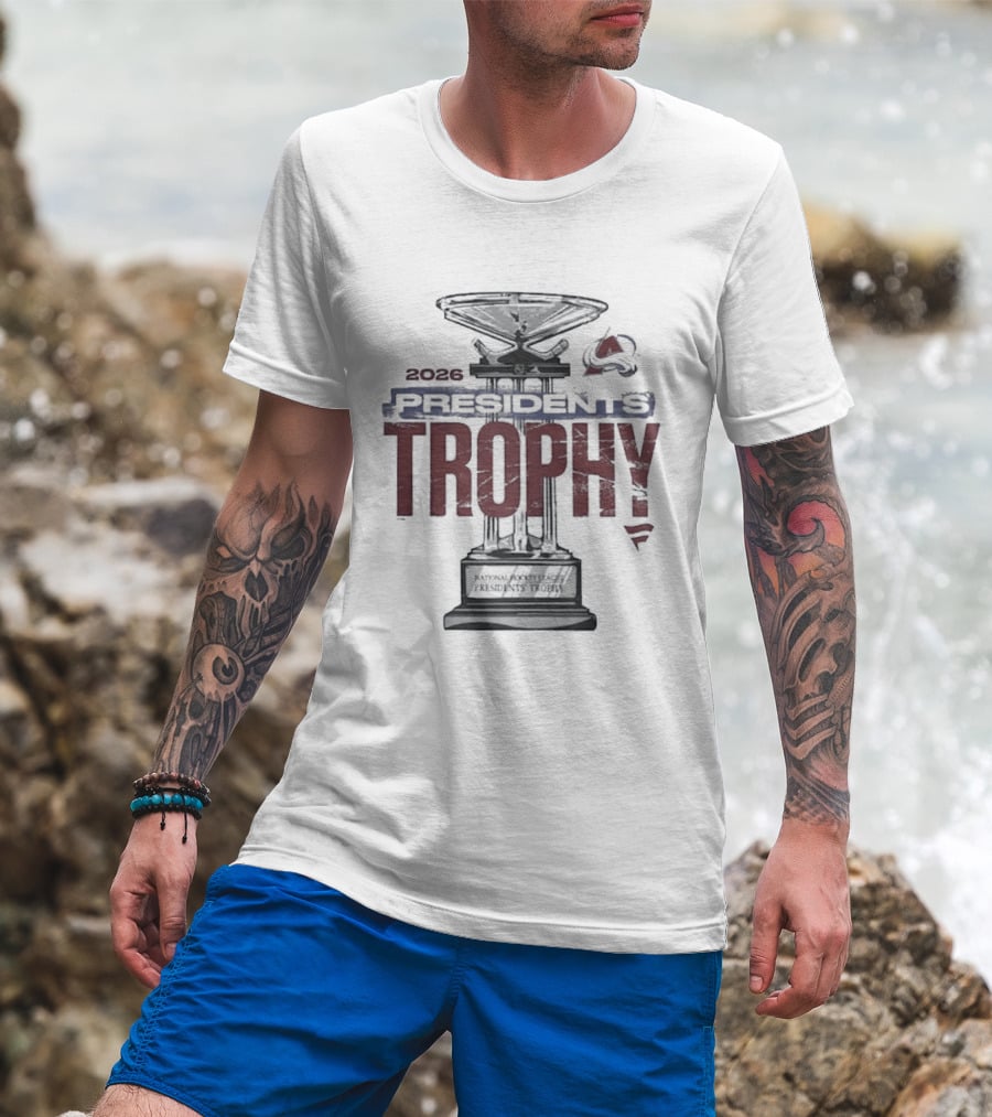 Colorado Avalanche 2026 NHL Presidents' Trophy Winner T-Shirt